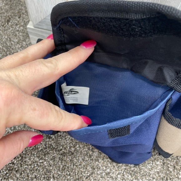 FLW Outdoors Fanny Pack Utility Belt Black and Brown Fly Fish Sports - Picture 9 of 10